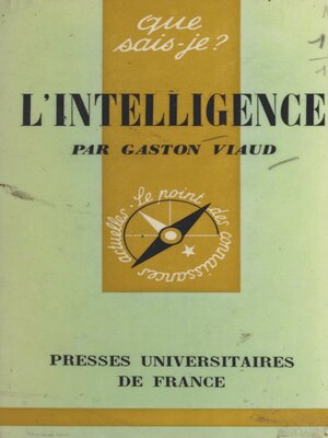 cover image of L'intelligence